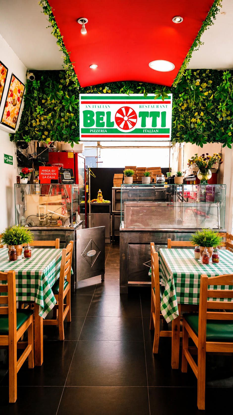 Interior Pizzería Belotti